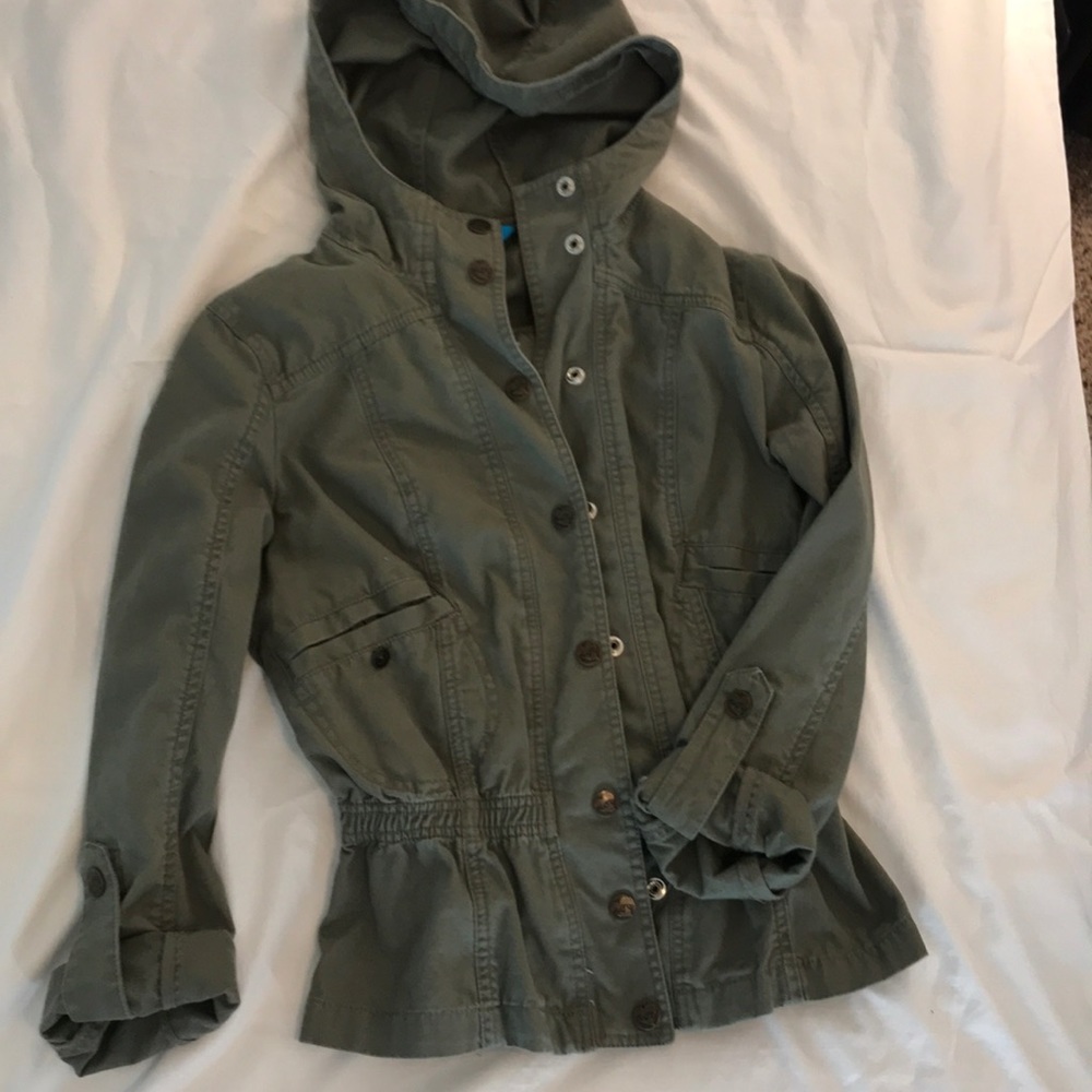 L’amour army green canvas jacket - Juniors size